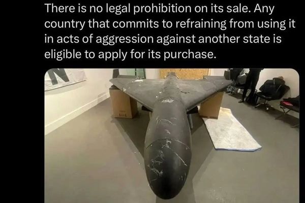 پهپاد شاهد ۱۳۶ به پارلمان انگلیس رسید 