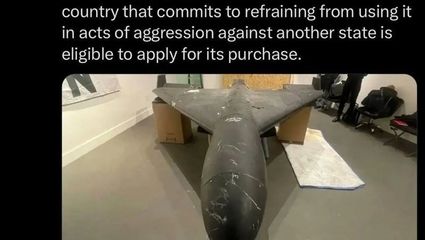 پهپاد شاهد ۱۳۶ به پارلمان انگلیس رسید 