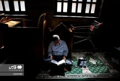جزء خوانی قران کریم در شاه عبدالعظیم
