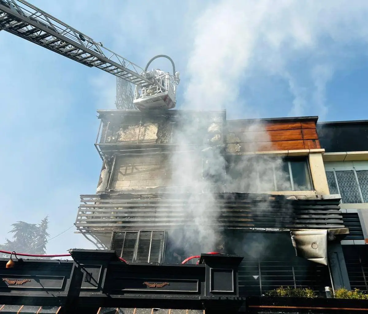 آتش سوزی بزرگ در پایتخت