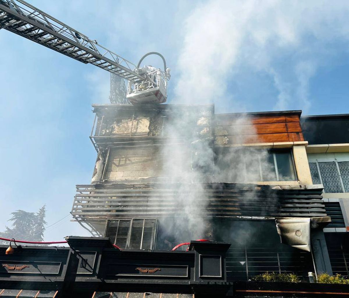 آتش سوزی بزرگ در پایتخت