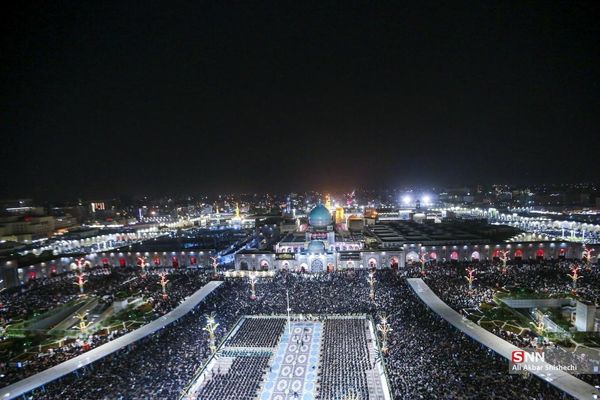 تصاویر دیدنی مراسم خطبه خوانی شب شهادت امام رضا (ع)