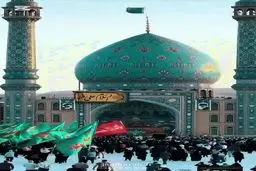 مسجد جمکران به استقبال میلاد امام رضا(ع) رفت