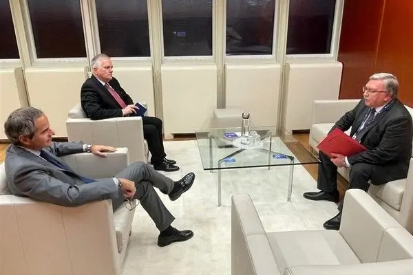 اولین عکس از دیدار اولیانوف و گروسی درباره ایران