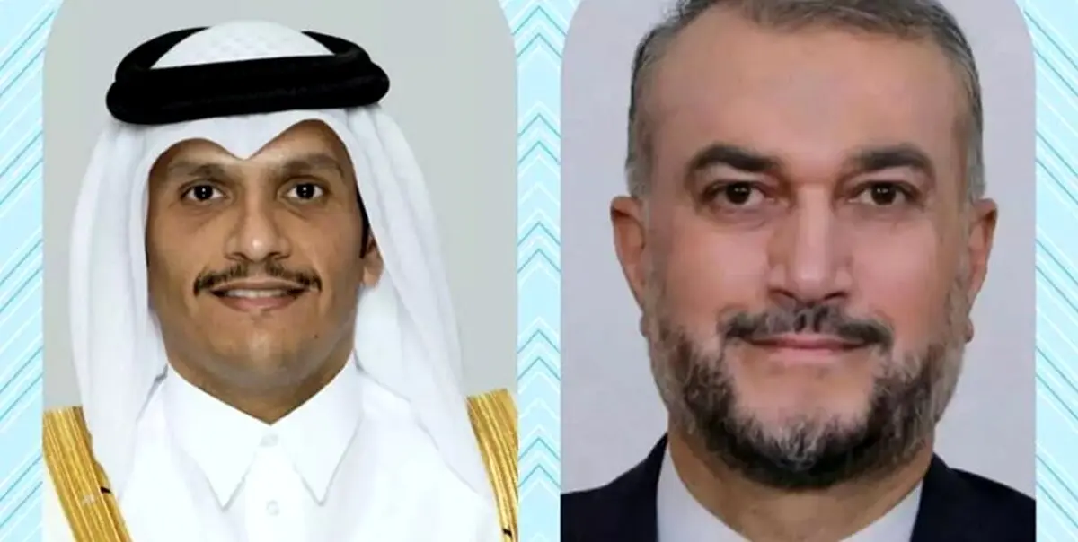 اظهارات وزیر خارجه قطر در گفتگو با امیرعبداللهیان علیه صهیونیست‌ها