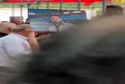 ببینید | تصویر شهید بلندی بر روی دست دختر ۵ ساله‌اش