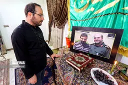 تصاویر حال و هوای منزل شهید محمدرضا زاهدی
