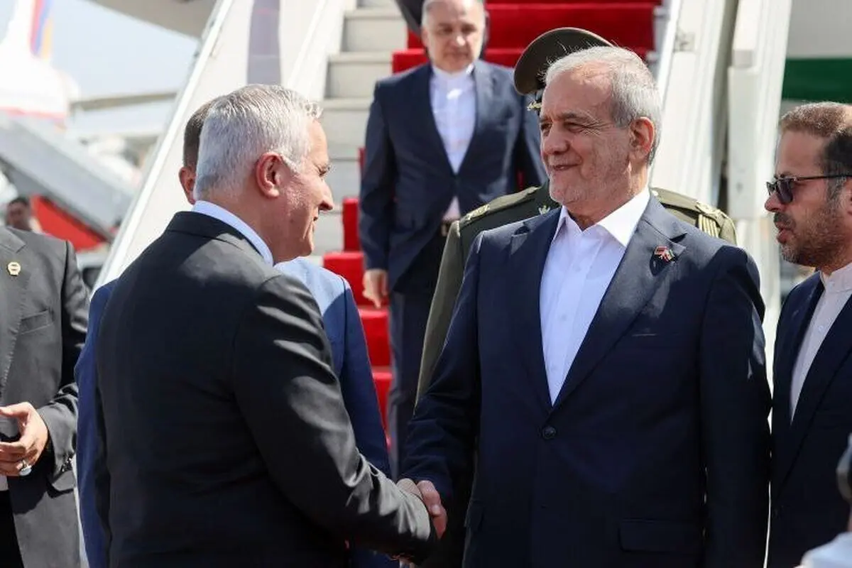 حاشیه‌های روز اول سفر رئیس‌جمهور به ارمنستان + ویدئو