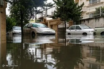 سیلاب در رشت