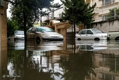 سیلاب در رشت