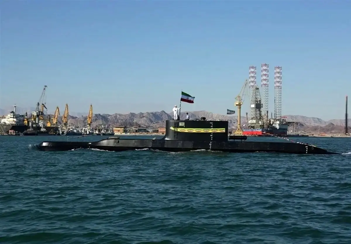 پنهان شدن دو زیردریایی ایران در اعماق آب های خلیج فارس