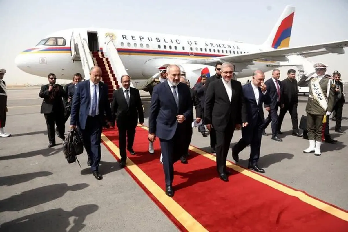 ورود نخست‌وزیر ارمنستان به تهران 