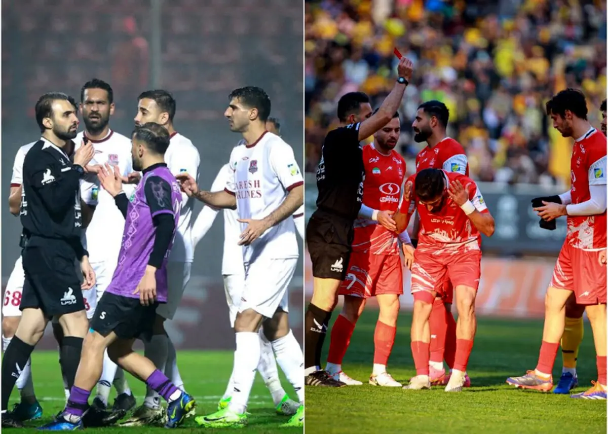چرا پرسپولیس و نساجی از داوری متضرر شدند!