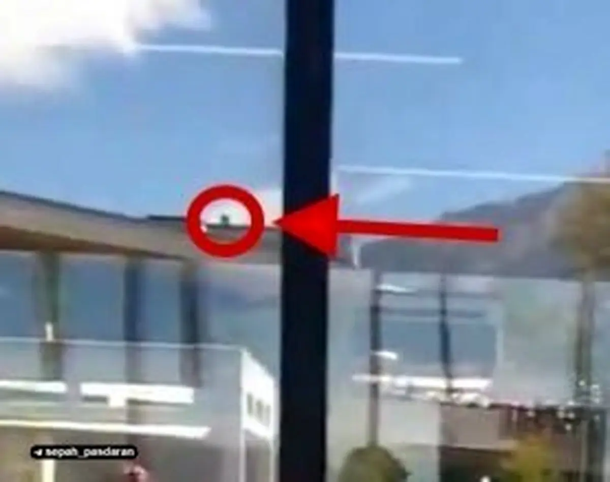 فیلمی از قاتل چارلی کروک روی پشت بام