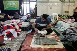 تصاویر مراسم اعتکاف درحرم حضرت عبدالعظیم حسنی (ع)