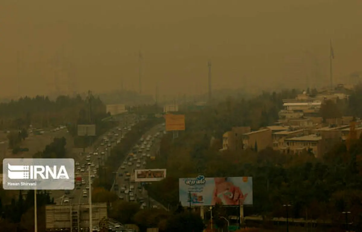 وضعیت قرمز ۱۵ ایستگاه کیفیت هوای تهران 