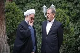 جدیدترین تصویر روحانی و جهانگیری در یک قاب