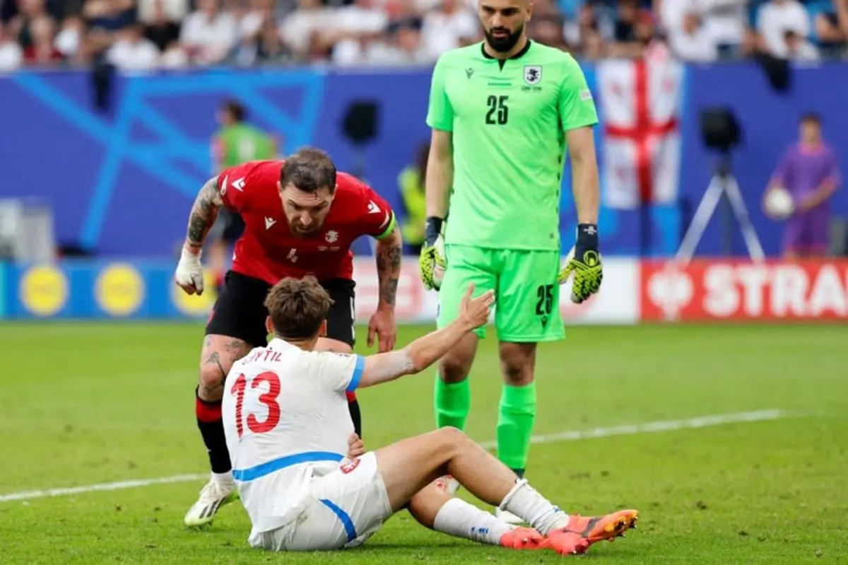 گرجستان 1-1 چک: اولین امتیاز تاریخ یورو برای گرجی‌ها