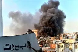  انفجار ده موشک سنگرشکن در بیروت