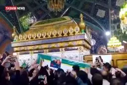 تشییع پیکر شهید رضی موسوی + فیلم