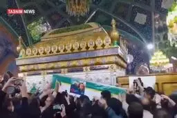 تشییع پیکر شهید رضی موسوی + فیلم