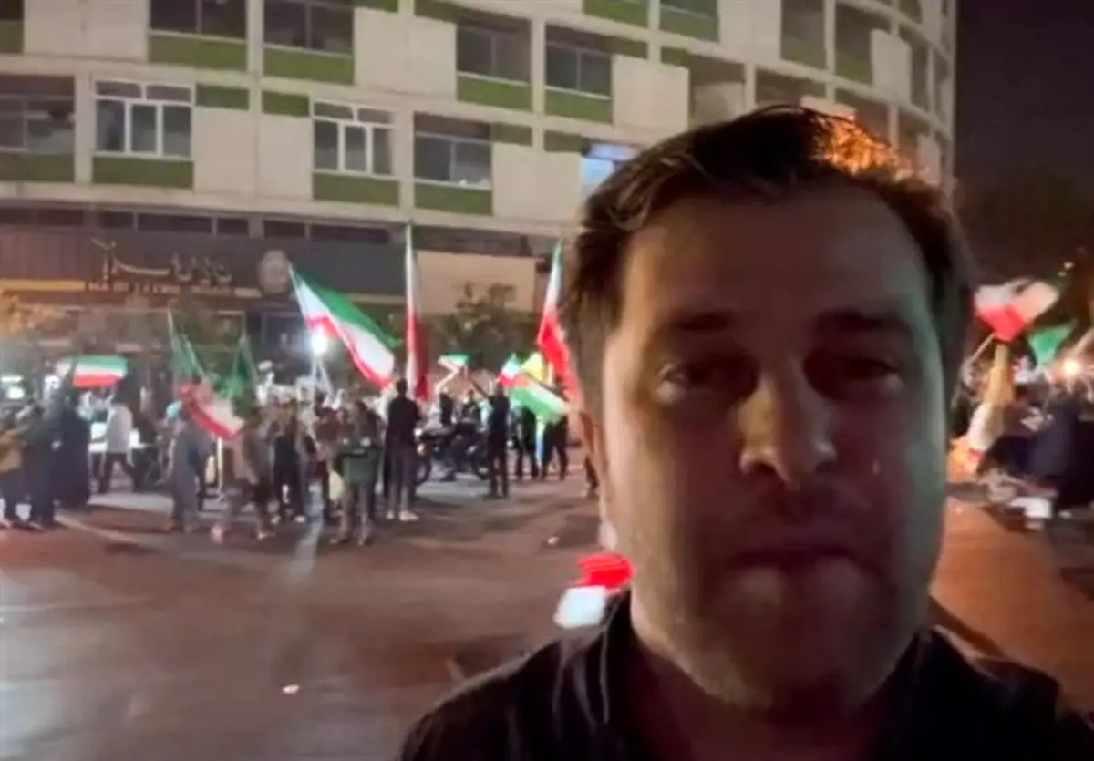 شادی مردم ایران در پی حملات به پایگاه آمریکایی در قطر