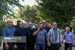 تصاویر تشییع پیکر جلال مقامی با حضور هنرمندان