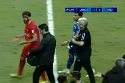 فیلم ترسناک و صورت خونین در فولاد آرنا (عکس)