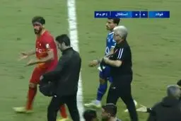 فیلم ترسناک و صورت خونین در فولاد آرنا (عکس)