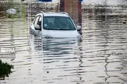 بندر جده عربستان غرق شد + فیلم