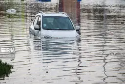 بندر جده عربستان غرق شد + فیلم