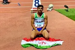 دونده ایران به مدال طلا قهرمانی آسیا رسید