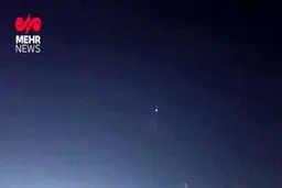 درگیری شدید پدافند پایگاه شکاری تبریز با حمله پهپادی + فیلم