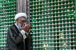 تصاویر تجدید میثاق پورمحمدی با آرمان‌های امام خمینی ره 