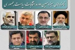 جدول پخش برنامه‌ تبلیغاتی نامزدهای انتخابات امروز دوشنبه ۱۷ خرداد
