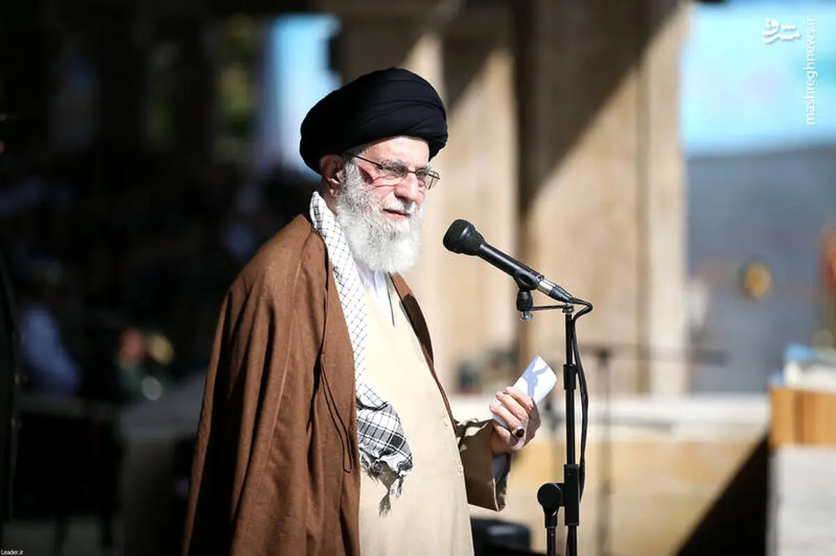 رهبر انقلاب:هیچکس نمیتواند از این هیولای دیوسیرت چهره‌ی یک مظلوم بسازد