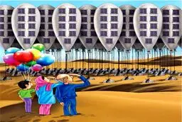 کاریکاتور /زاغه نشینی جدید به اسم مهر!