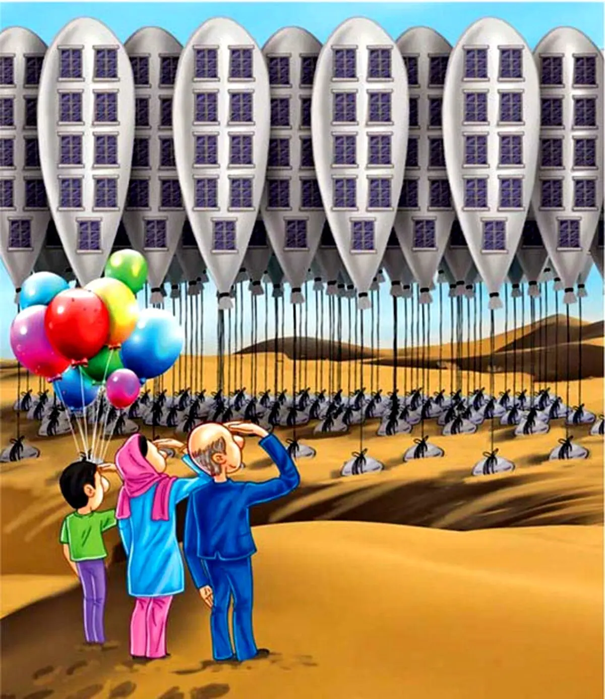 کاریکاتور /زاغه نشینی جدید به اسم مهر!