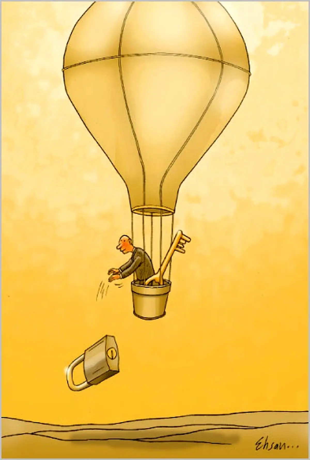 کلید و قفل!/کاریکاتور