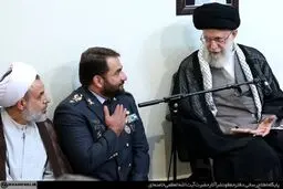 روایت تصویری دیدار فرماندهان قرارگاه پدافند خاتم‌الانبیاء با فرمانده معظم کل قوا