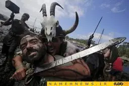 جشن وحشی بازی در اسپانیا+تصاویر