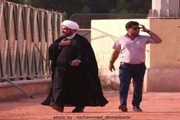 عکس: این نماینده مجلس روحانی از ورود به ورزشگاه محروم شد