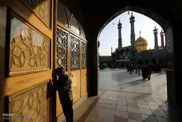 حرم حضرت معصومه(س) در آستانه میلاد/ تصاویر