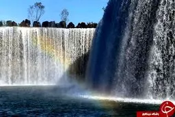 زیباترین آبشار مصنوعی چین/عکس