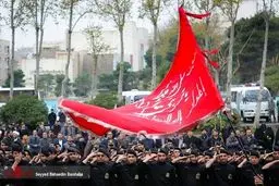 روایت تصویری از مراسم تشییع دو افسر پلیس تهران