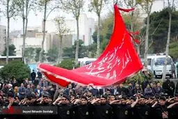 روایت تصویری از مراسم تشییع دو افسر پلیس تهران