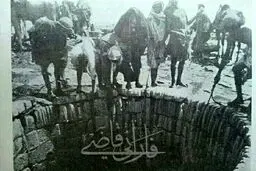 تصویر بی نظیر چاه زمزم مربوط به ۱۰۰سال پیش