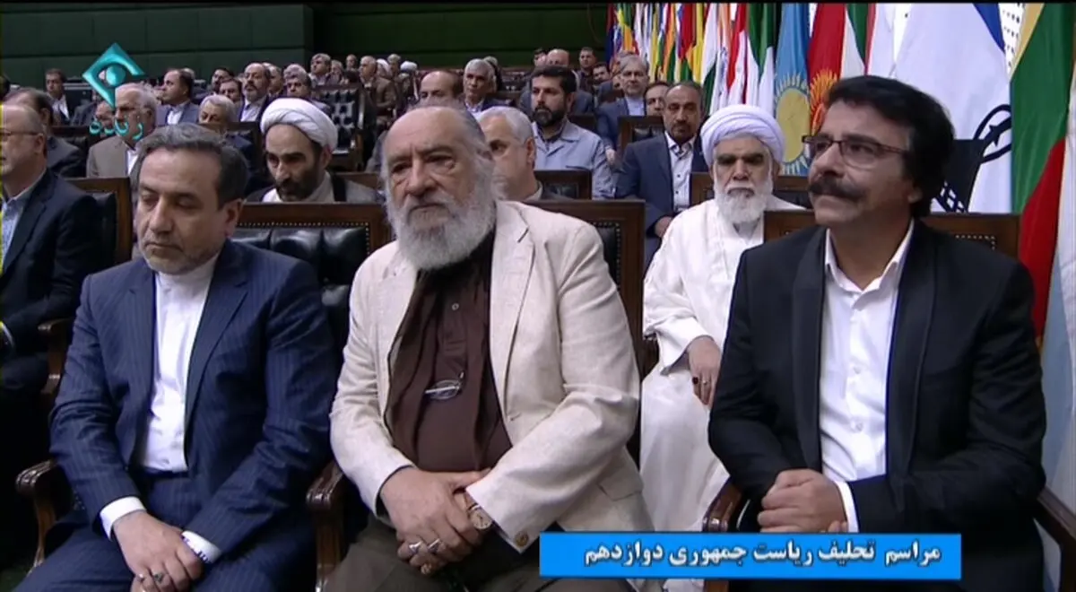 هنرمندان در مراسم تحلیف روحانی/عکس