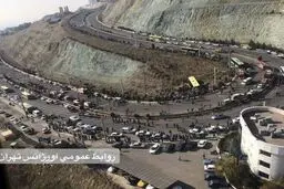 عکس هوایی از محل واژگونی مرگبار اتوبوس دانشجویان/ عکس