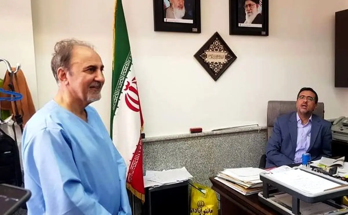عکس: چهره خندان نجفی در دادسرا